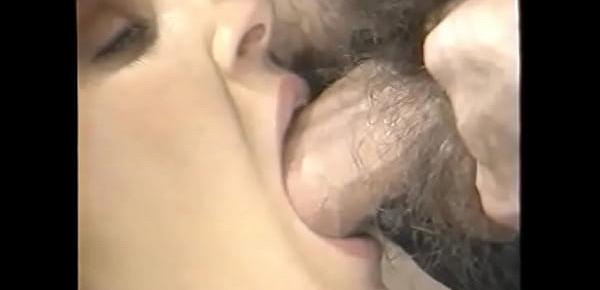  Sexy whore Aja opens wide and takes a mutant cock down her throat and pussy